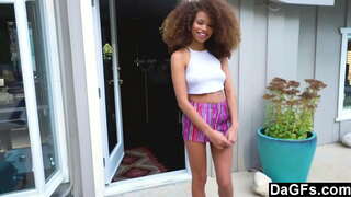 Dagfs - Mladi Ebony Babe Bi Dobili Svojo Priložnost Za Vraga Divje